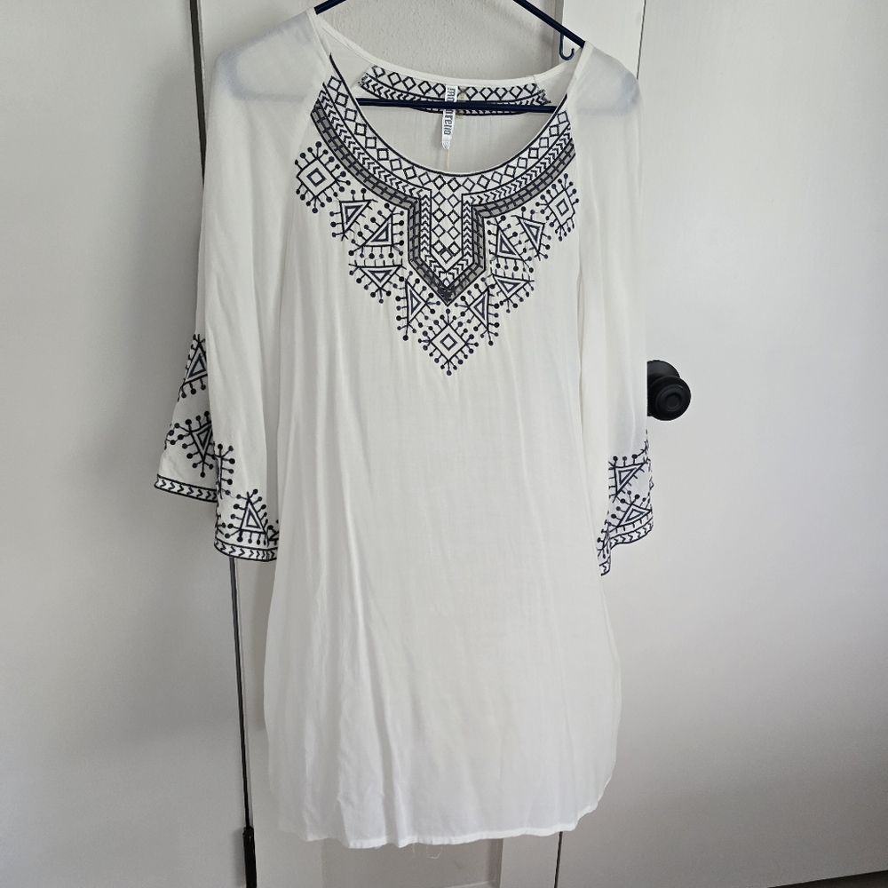 Mollo Rollo White Dress SZ Small